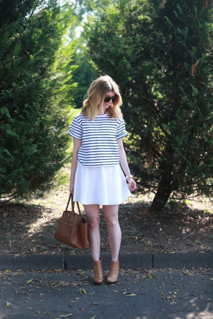 how to transition your white dress into fall