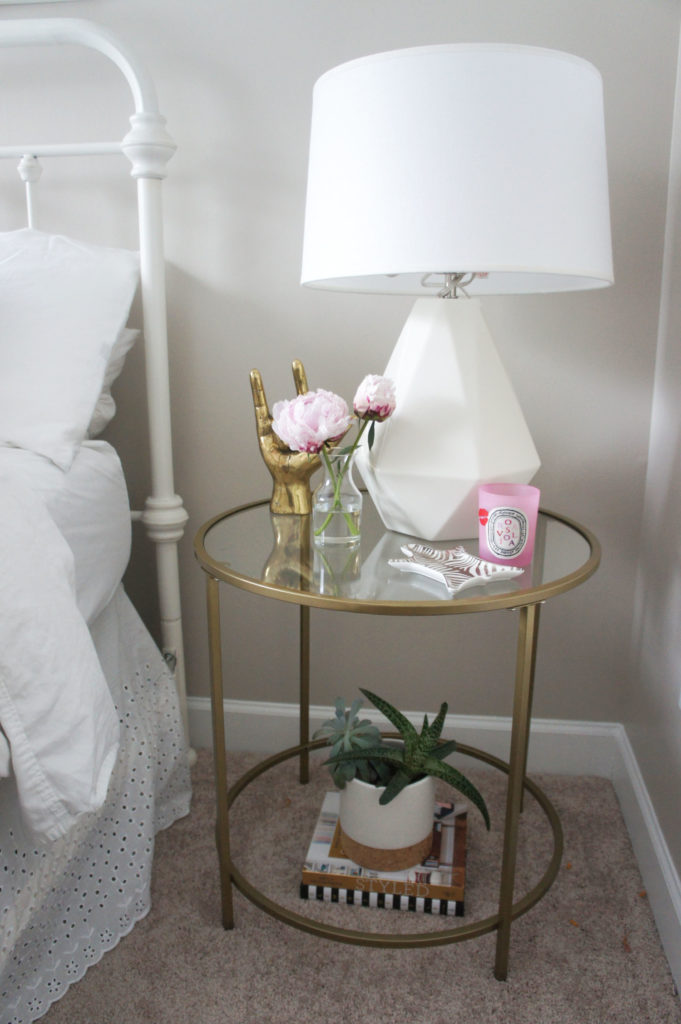 side table styling