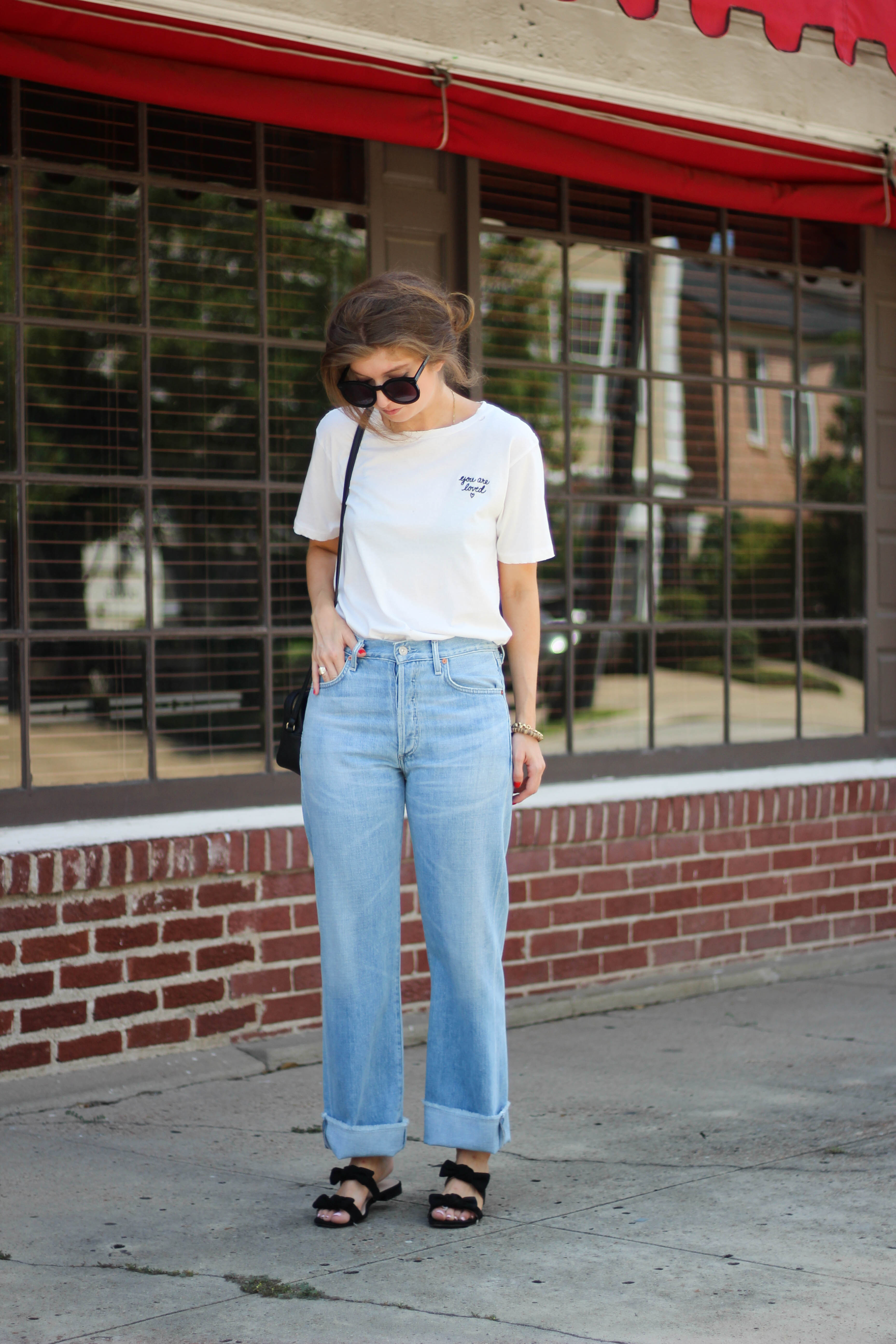 wide leg jeans outfits